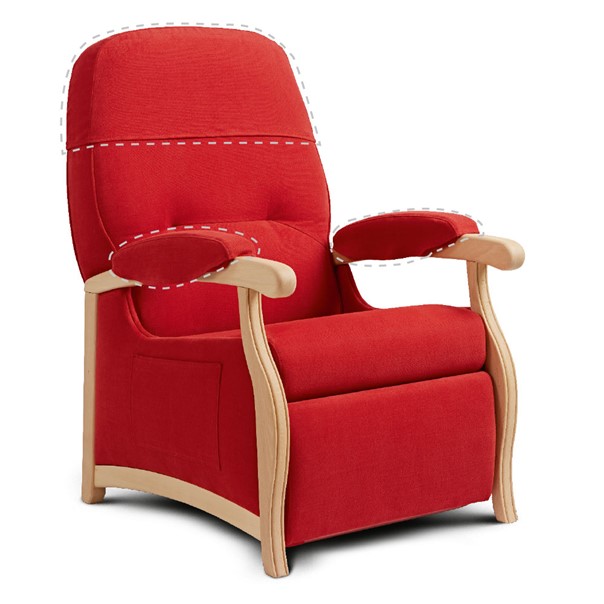 Housse de protection pour fauteuil 4 pieds