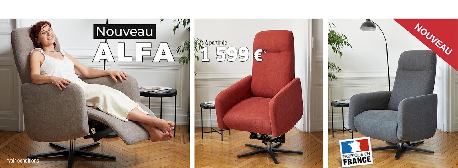 Découvrez le nouvel Alfa - à partir de 1599€seulement !