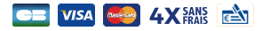 Logo des méthodes de paiement disponible sur le site