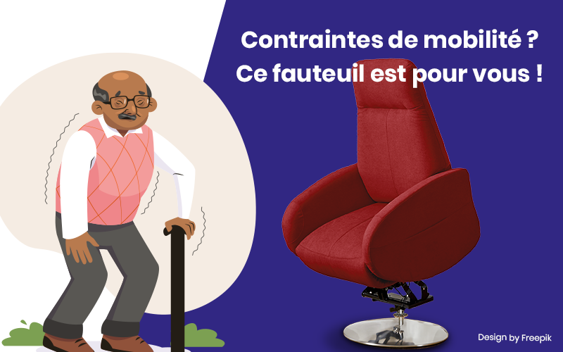 Si vous avez du mal à vous lever alors ce fauteuil est pour vous !