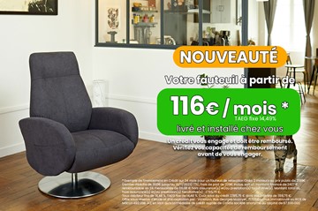 Nouveau : Votre fauteuil à partir de 116€ / mois !