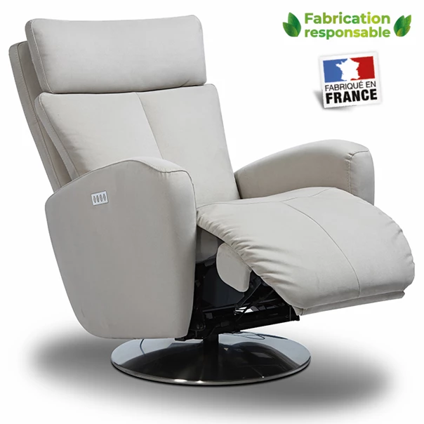 Fauteuil relax électrique pivotant - Blue Note